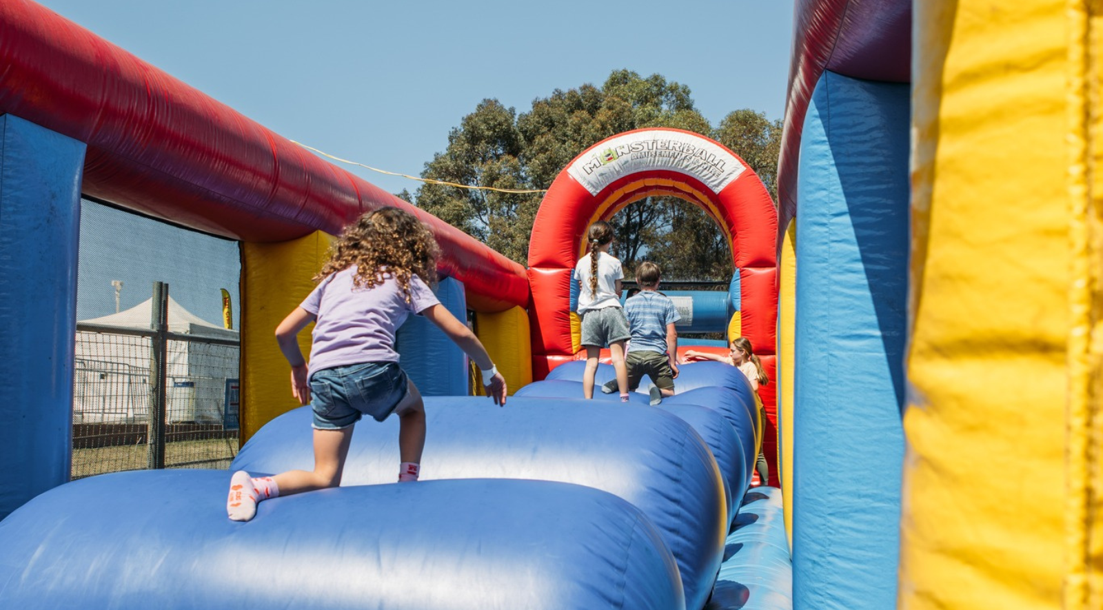 inflatable obstacle course