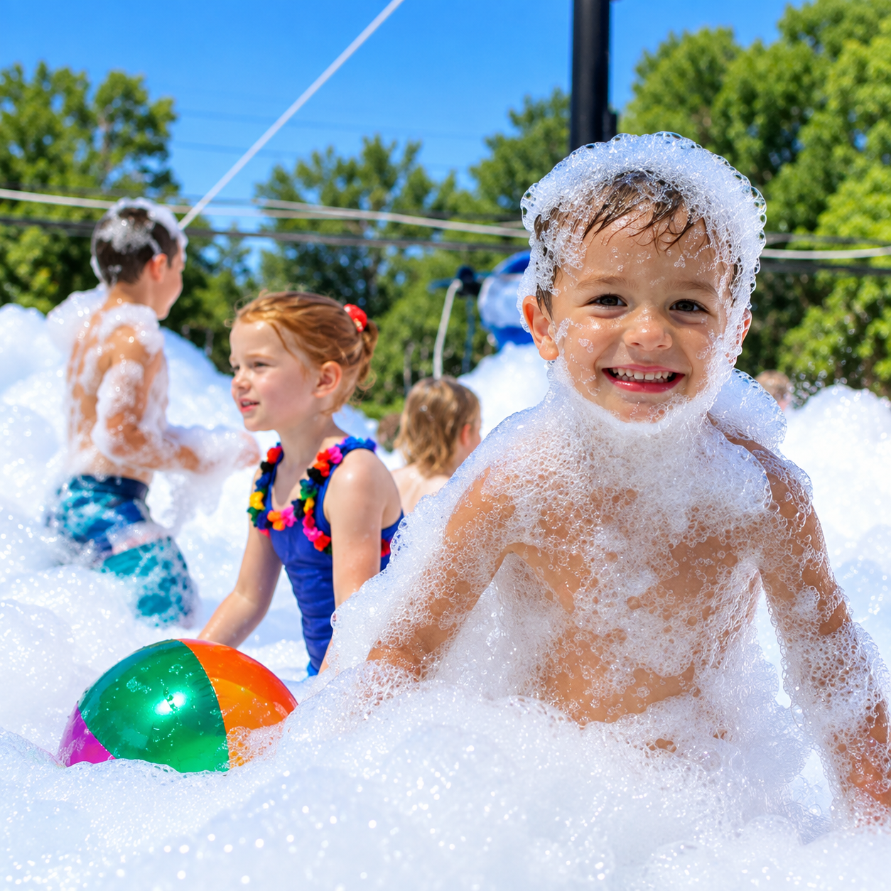 Foam Machine Hire Darwin for Kids' Birthday Parties